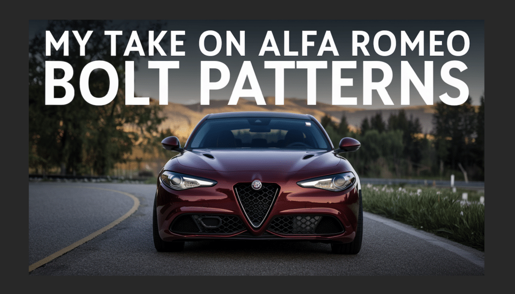 Alfa Romeo bolt pattern